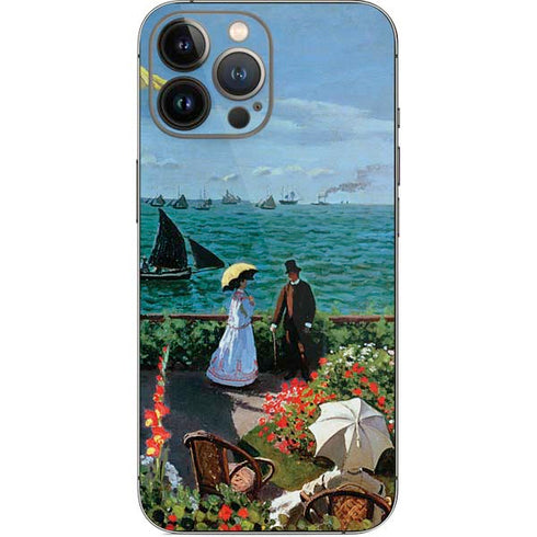 Claude Monet The Terrace at Sainte-Adresse iPhone 13 Pro Max Skin